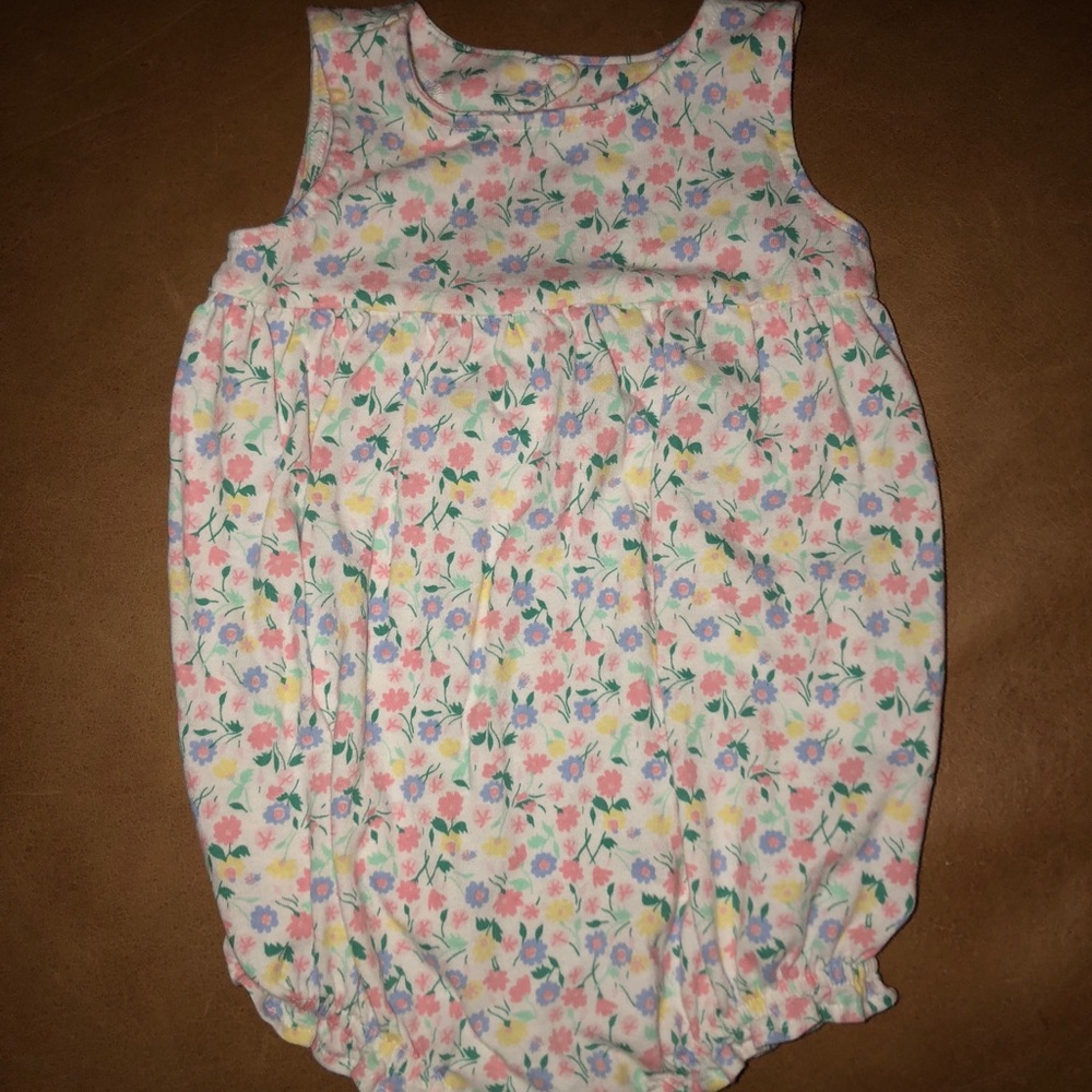 Baby gap girls floral romper 18-24 months